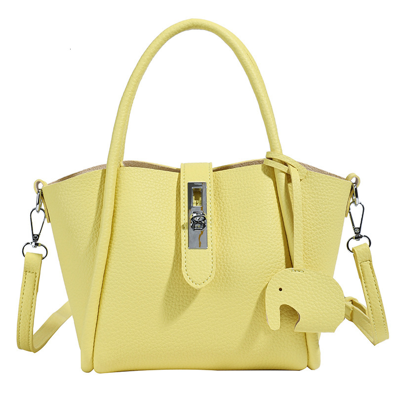 Luxury Brand High Quality New Style Summer Fashion Lychee Pattern Small for Women 2025 New Fashionable Handheld Bucket Simple Commuter Crossbody Bag