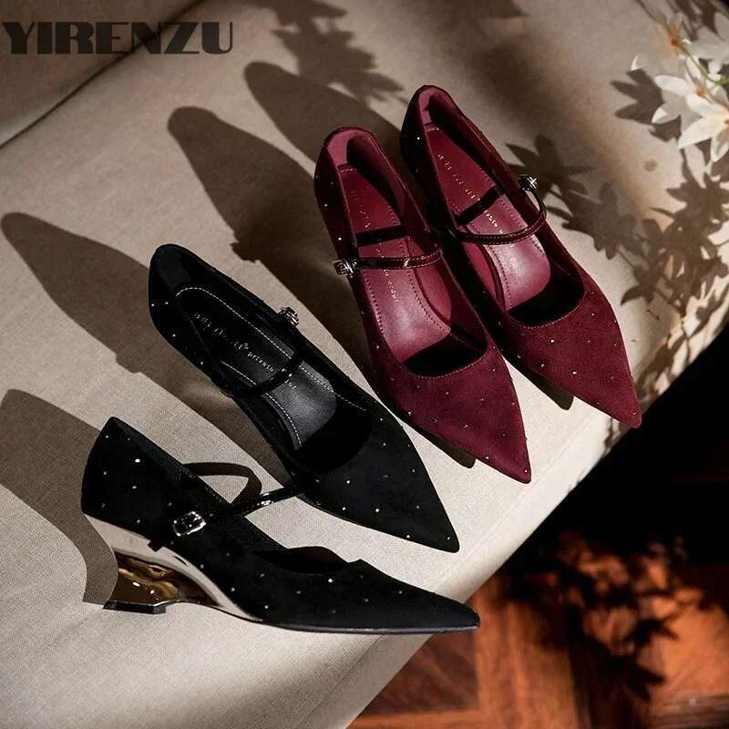 Spring Summer Fashion Sexy Black Lace Mesh Pumps Women Pointed Toe Super Party Shoes Thin High Heels 2025