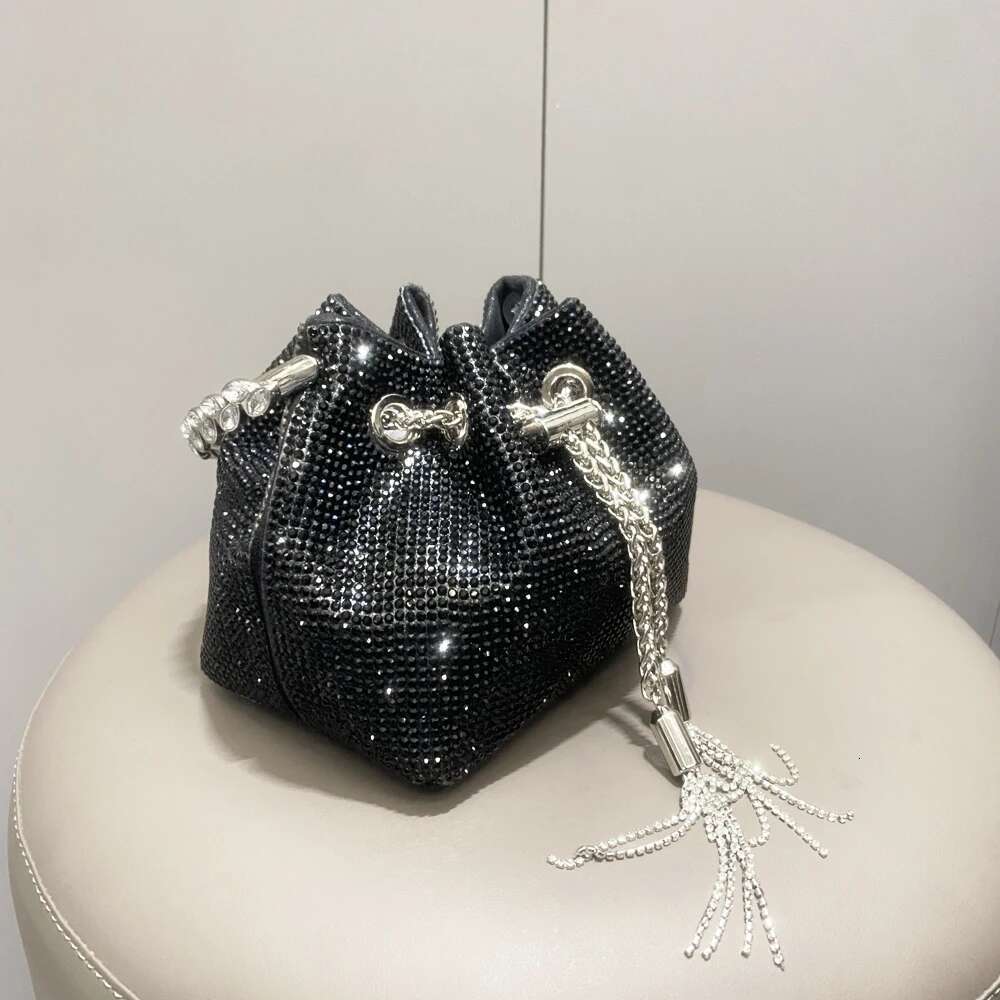 purses and handbags for women Designer bucket clutch purse evening banquet bag Crystal rhinestone shoulder bags