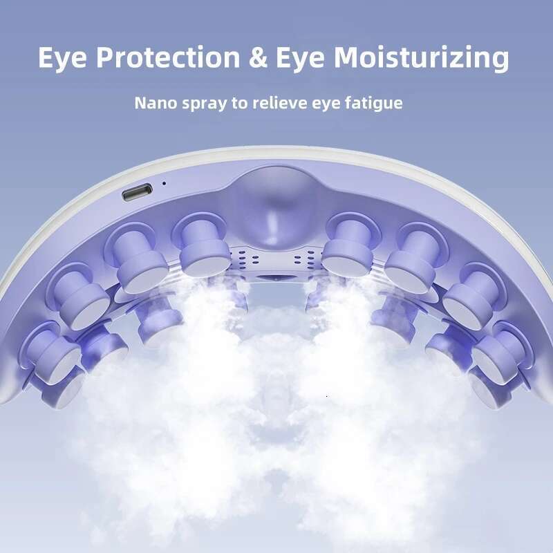 Mist Eye Massager with Vibrating Atomization Moisturizing Massage Relief Fatigue Dry Eyes Relaxation Sleep Improvement Gift