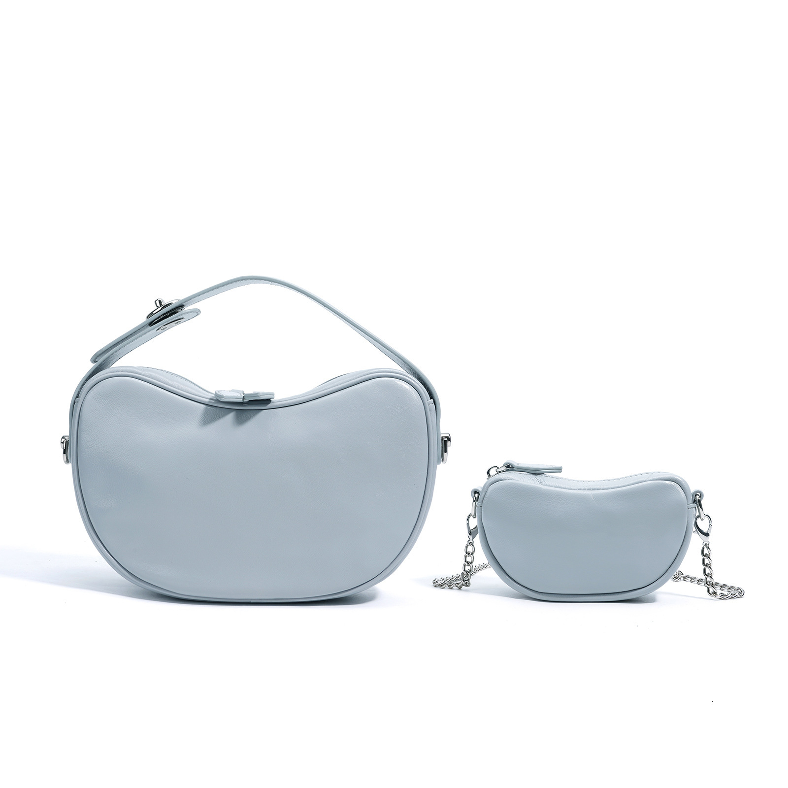 2025S designer pea sheepskin fashionable cashew niche design shoulder temperament high-end mother and child crossbody women bag