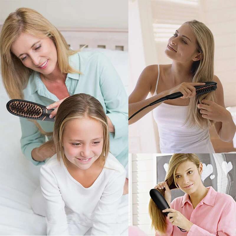 Portable Automatic Electric Ceramic Heated Spiral Hair Curler LCD Screen Rotating Wave Styler