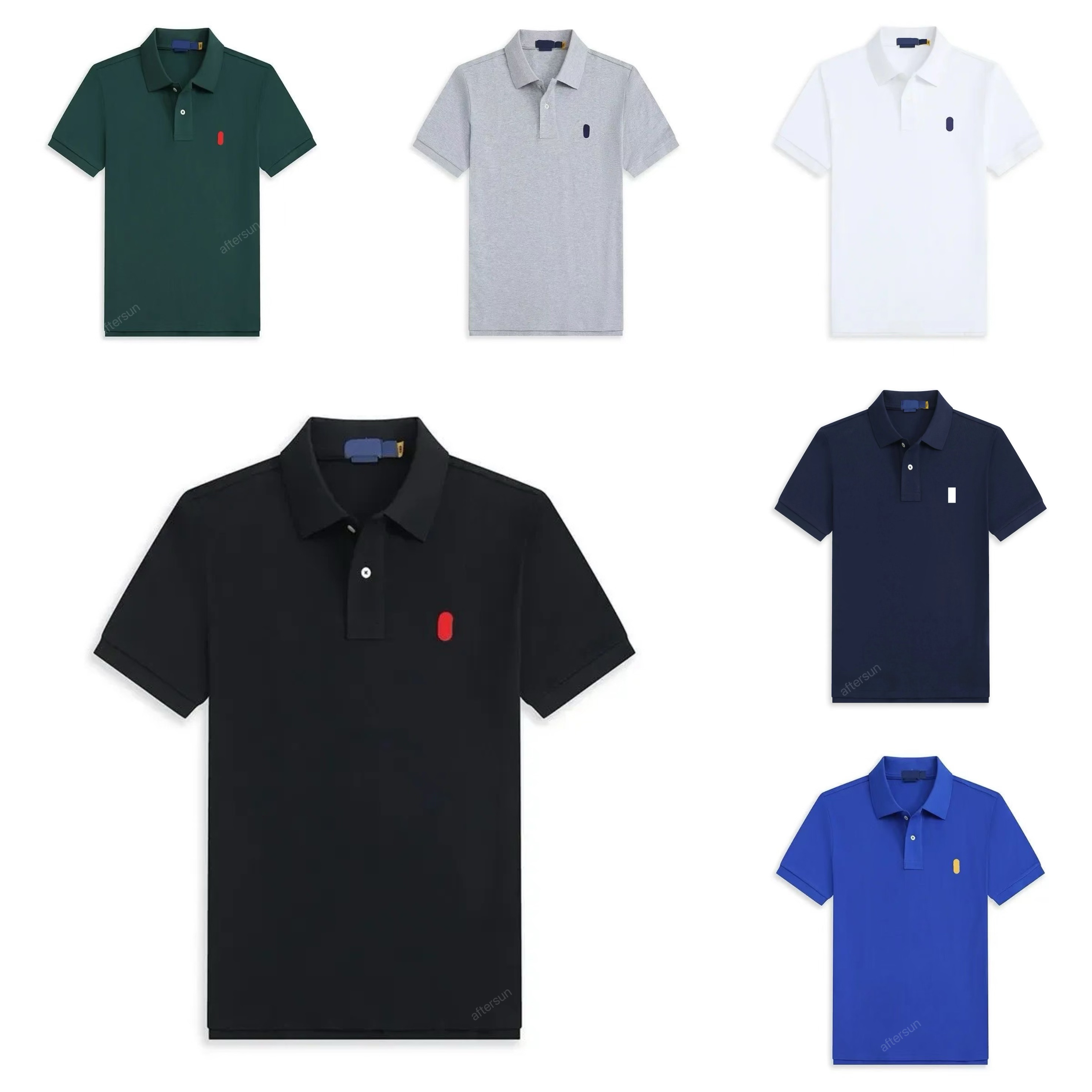 Designer T Shirt Shorts polo shirt collar Tops Fashion Clothes Leisure Loose Tide Tees High Quality Cottons Short Sleeves Print Tops