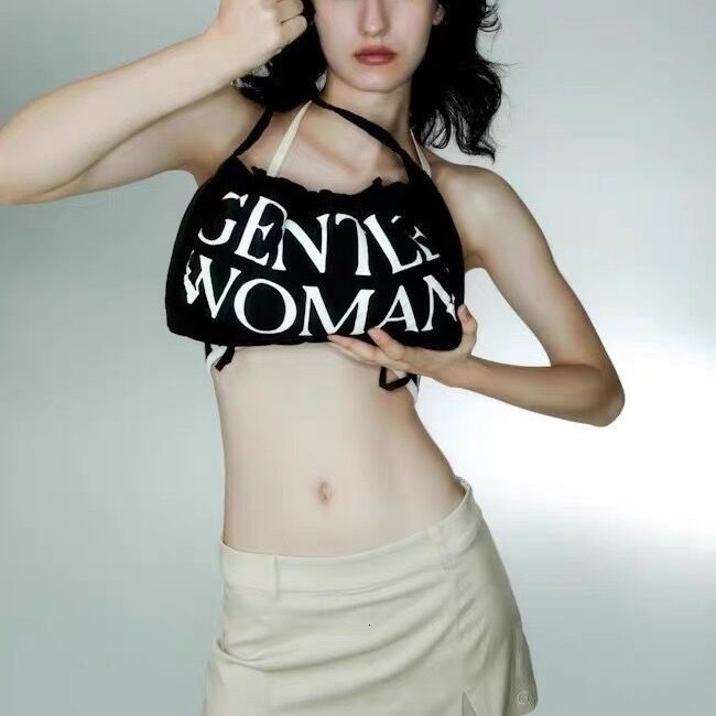 GENTLEWOMAN Dumpling with Cotton Letters 2025 New Versatile Ice Same Style Single Shoulder Underarm Bun from Thailand