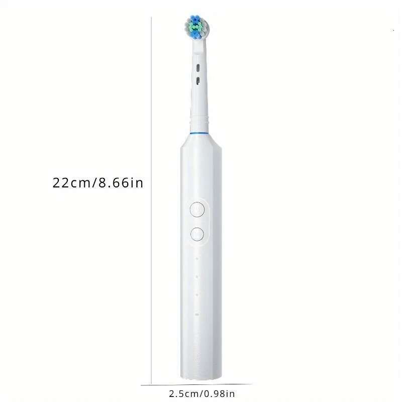 Rotating Electric USB Rechargeable Toothbrush with Case Very Suitable for Travel