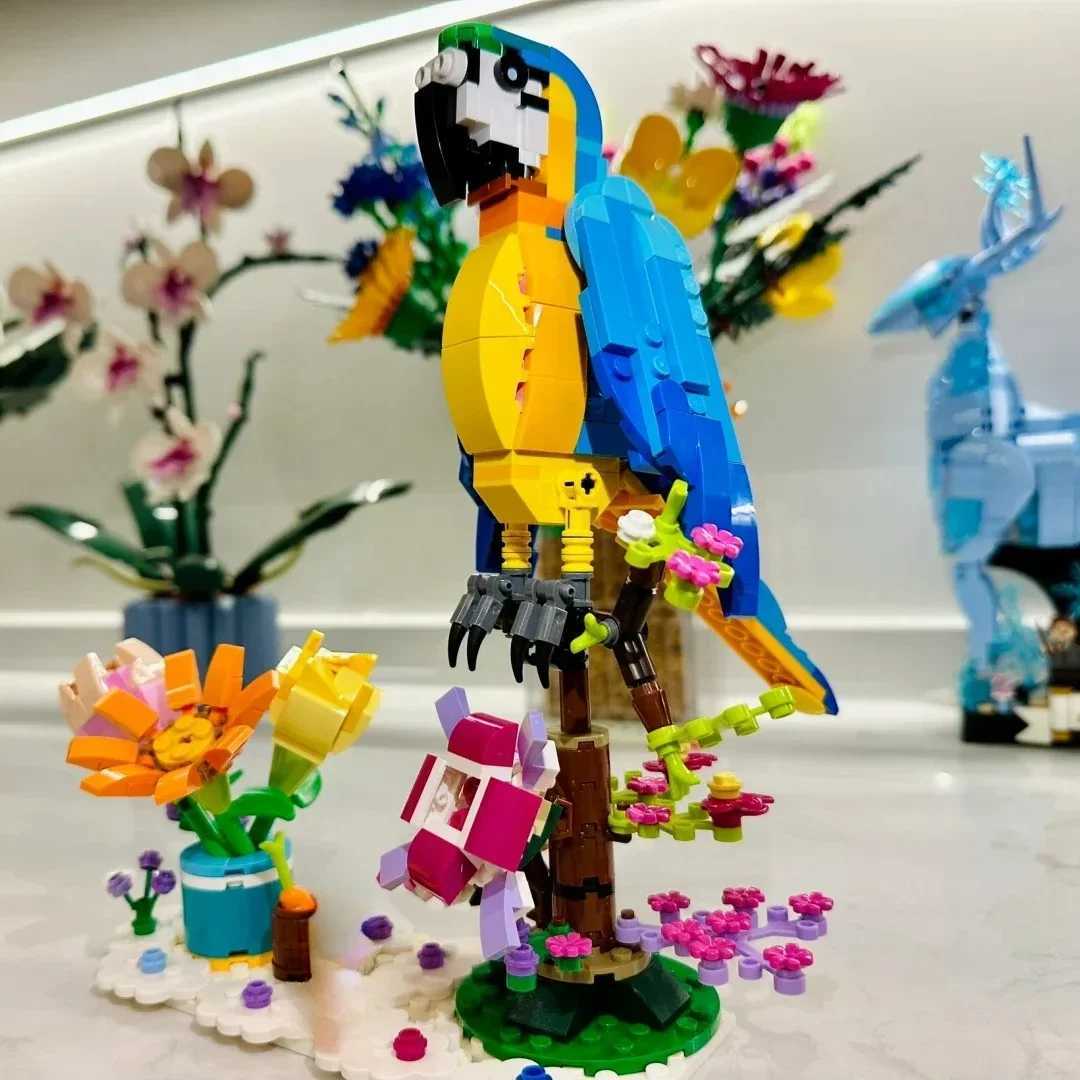 Educational Toys Build Your Own Birds from Interlocking Cubes