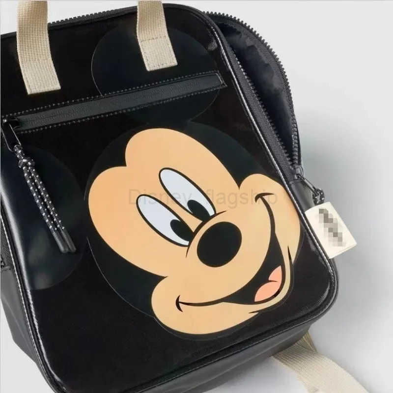 Disney 2025 New Black Mickey Backpack Cute Print Mini Elementary School Backpack Disney Backpack Christmas Birthday GiftXJ250515
