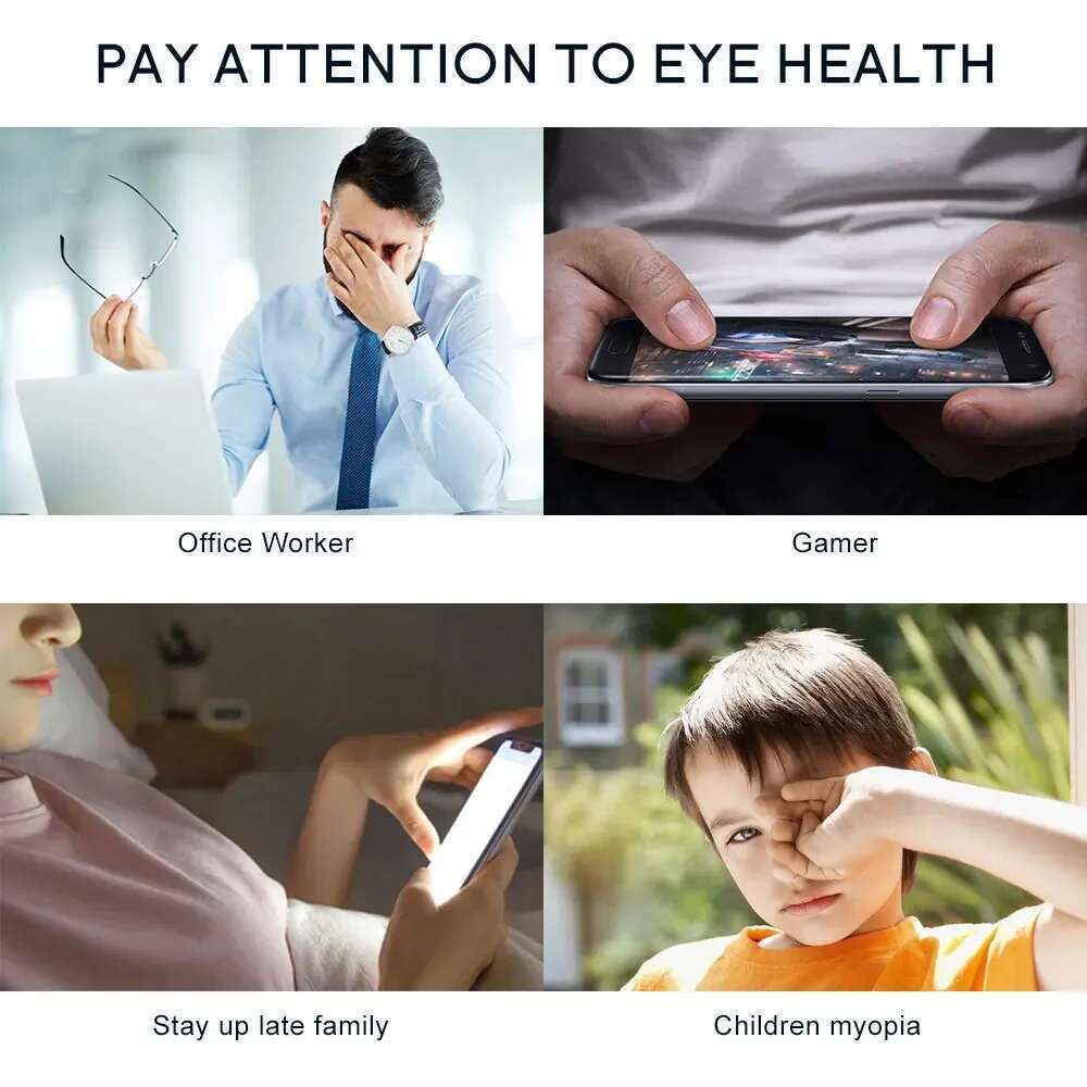 6D Massage Instrument Vibration Airbag Pressure Hot Compress Smart Massager Bluetooth Music Relax Fatigue Eye Care Tool