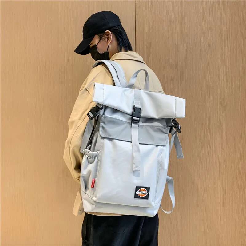 Functional Large Capacity Men's Fashion School for Teenager Boys Trend Brand Designer Backpack Male Oxford Bag