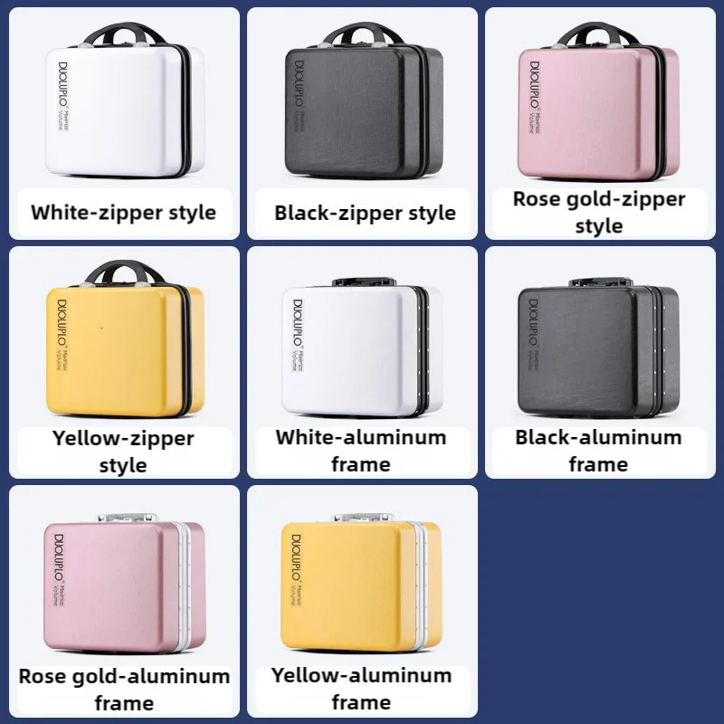 Cabin Travel Suitcases 12/14/16 Inch Small Size Womens Makeup Cases Mens Briefcase With Tsa Lock Hand Luggage For Travel Box 250514