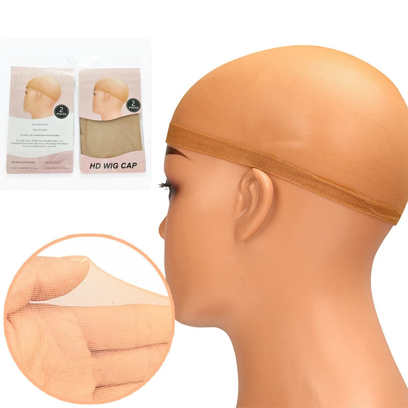 10 pieces HD Thin Wig Caps Transparent and Invisible Sheer Caps for HD Wigs - Wig Accessories and Essential for Natural-Looking 250513