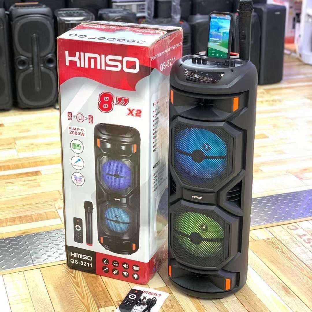 Dual 8-inch color light Bluetooth speaker, wireless microphone, 8-inch outdoor portable large speaker X241207