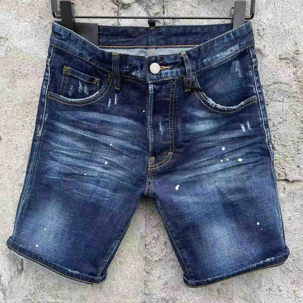 25ss Explosion models micro-elastic cloth European and American fashion street brand jeans men's quality wash the latest pickup designer