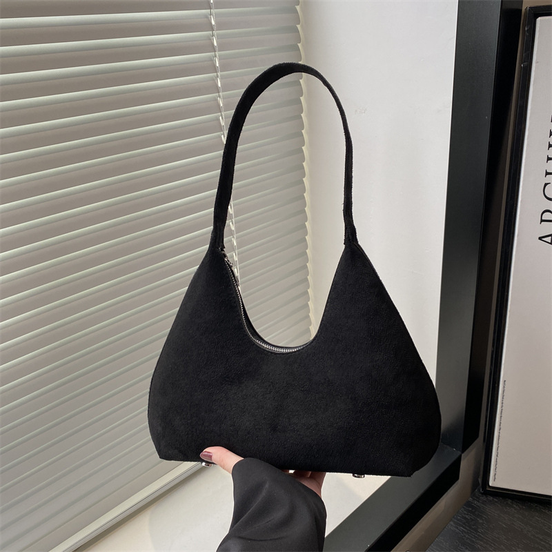 Free Delivery Designer Bag Large Capacity Underarm 2025 Luxury Women's Suede Versatile Autumn/winter Handheld Shoulder Bag Luxury Bag