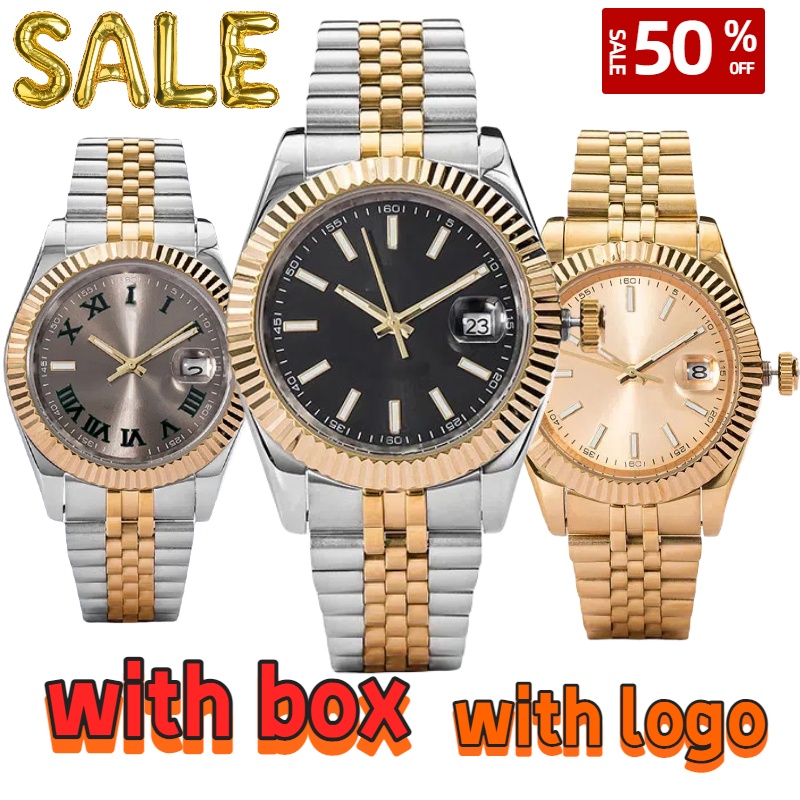 watch women daydate watch men AAA luxury Designer watch 2813 Movement fully automatic mechanical stainless steel wrist sapphire glass 36/41mm watch with logo