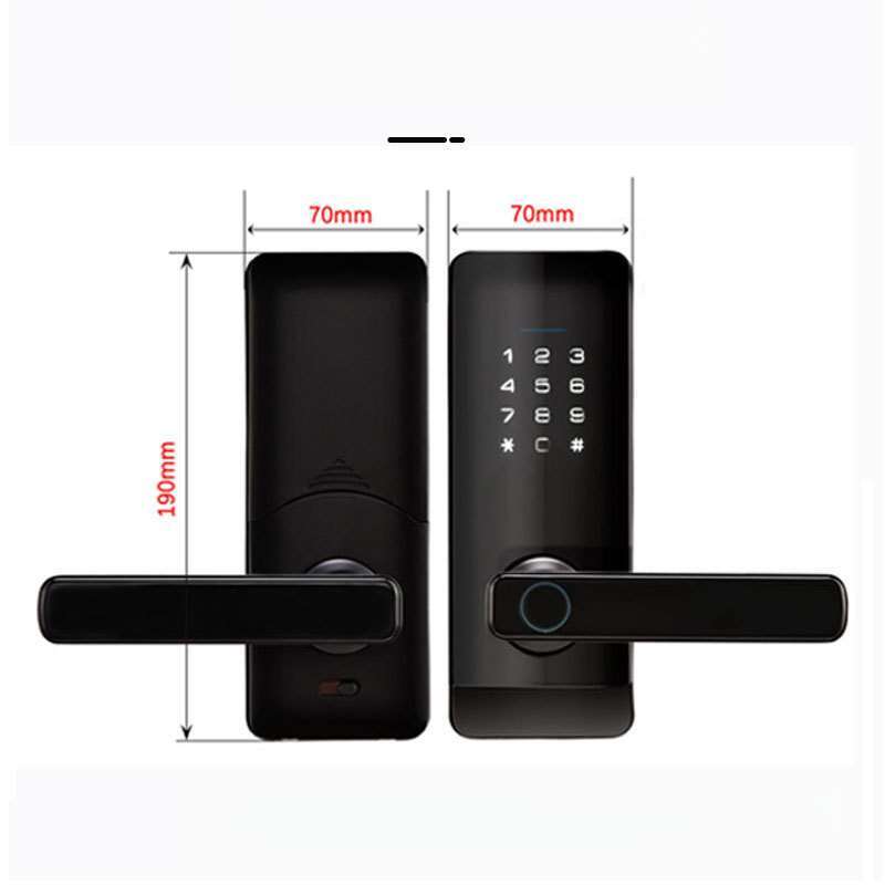Multifunctional household fingerprint lock indoor door intelligent password lock apartment rental wooden door electronic lock