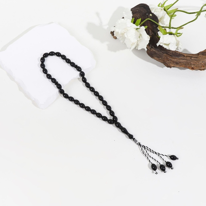 Taisbiha 33 classic acrylic prayer Muslim praise beads, men's and women's hand-held bracelet accessories