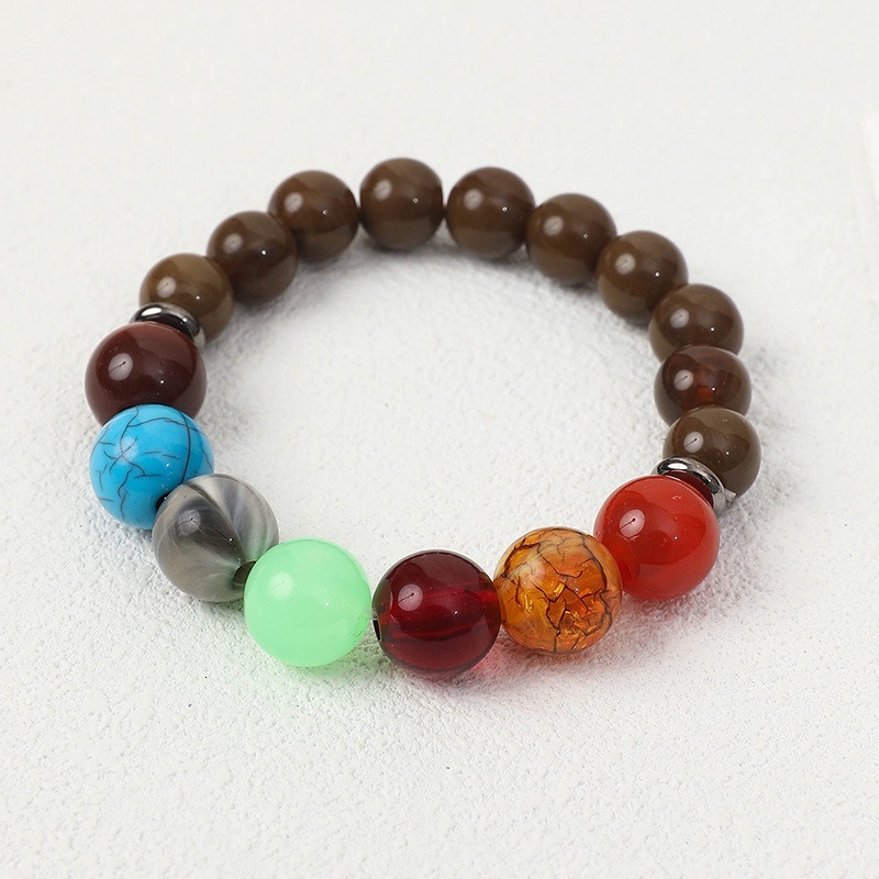 Seven star zodiac year transportation bead bracelets, wealth seeking Buddha beads, gifts for men and women, auspicious jewelry