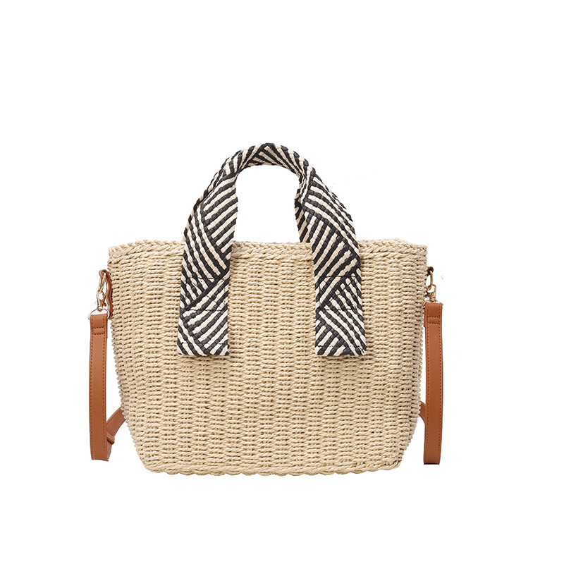 Instagram hand woven handbag for women in summer 2025, new Korean version fashionable and artistic style single shoulder crossbody bag