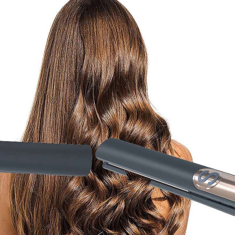 professional Ceramic Tourmaline Flat Iron multi-function negative ion 2 in 1 Hair Straightener and curler