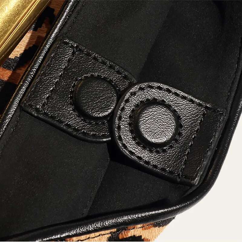 VM FASHION KISS 2025 New Women's Bags Genuine Horsehide Shoulder Cows Pattern Detachable Strap Messenger Bag Designer
