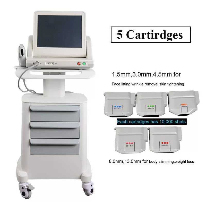 Hot sales hifu machine Ultrasound Skin Tightening 7D 12D hifu machine Anti Wrinkle 1 years warranty logo customization