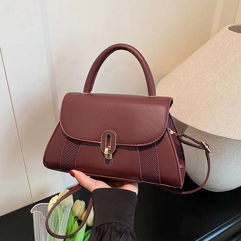 2025 Minimalist Square Bag With Top Handle, Convertible Shoulder & Crossbody Purse For Women, Casual Chic Unique Design