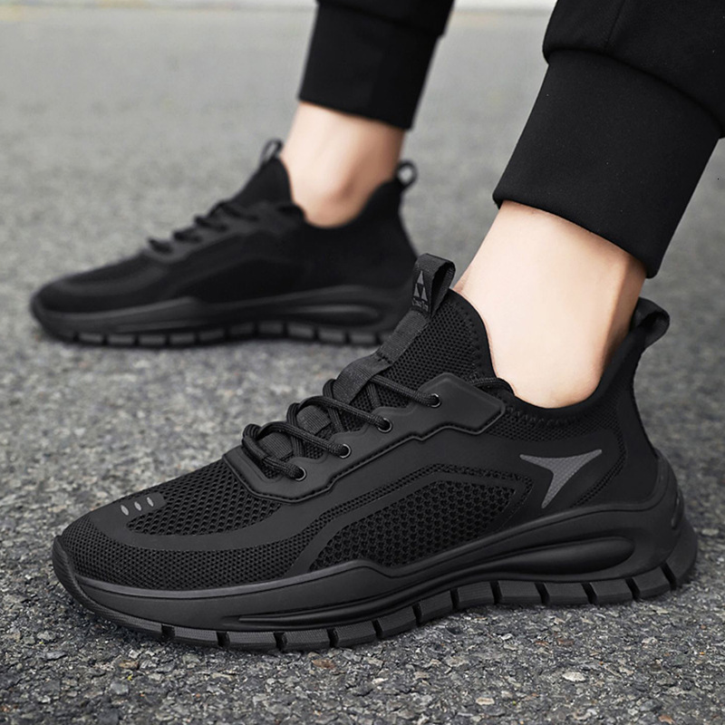 Men's summer breathable mesh sports Korean version, versatile thick soled running dad trendy shoes, coconut men's shoes