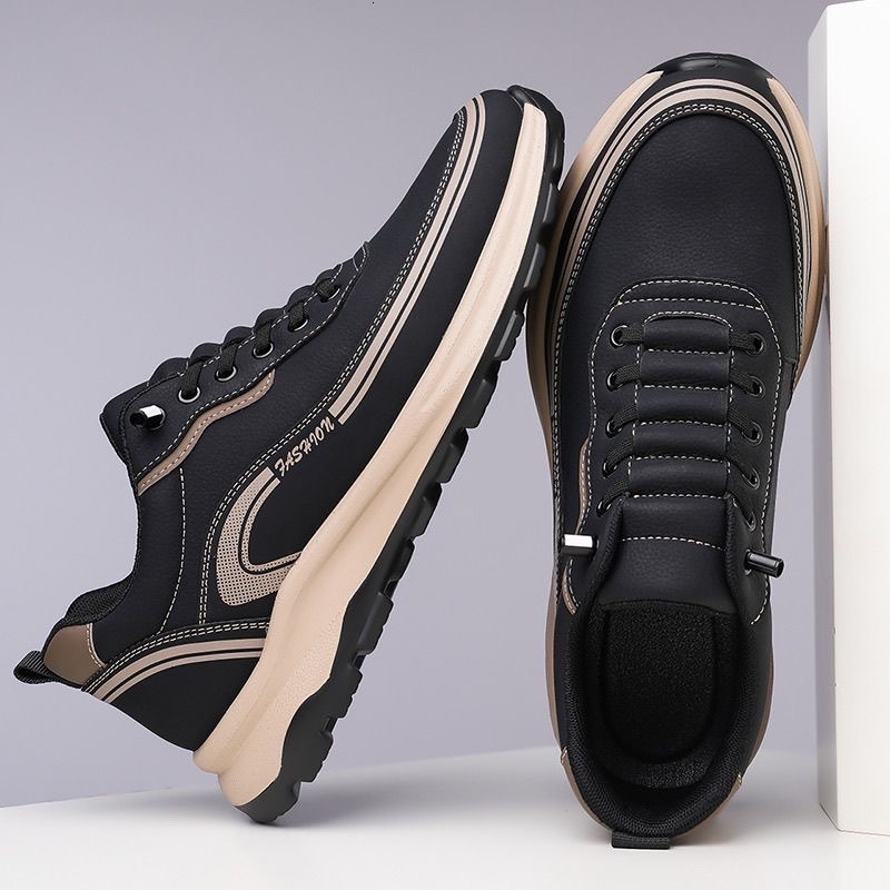 2025 Summer New Leather Lazy One Step Trendy Men's Sports and Leisure Shoes