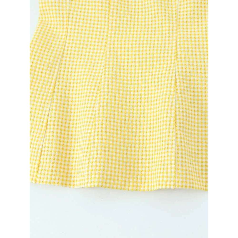 TRAFNLZGMSJ Tops Bow Sleeveless Crop Woman Tank Backless Sexy Short for Women With Thin Straps Camis Top