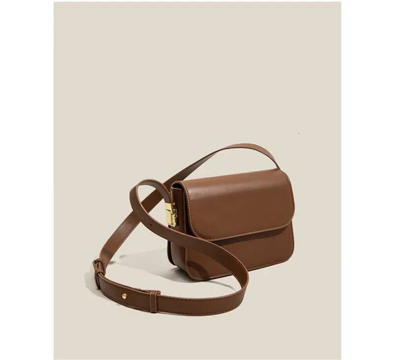 Maxdutti France Style England Ins Fashion Bags Women Blogger Saddle Retro Solid Messenger Armpit Casual Small Square Bag