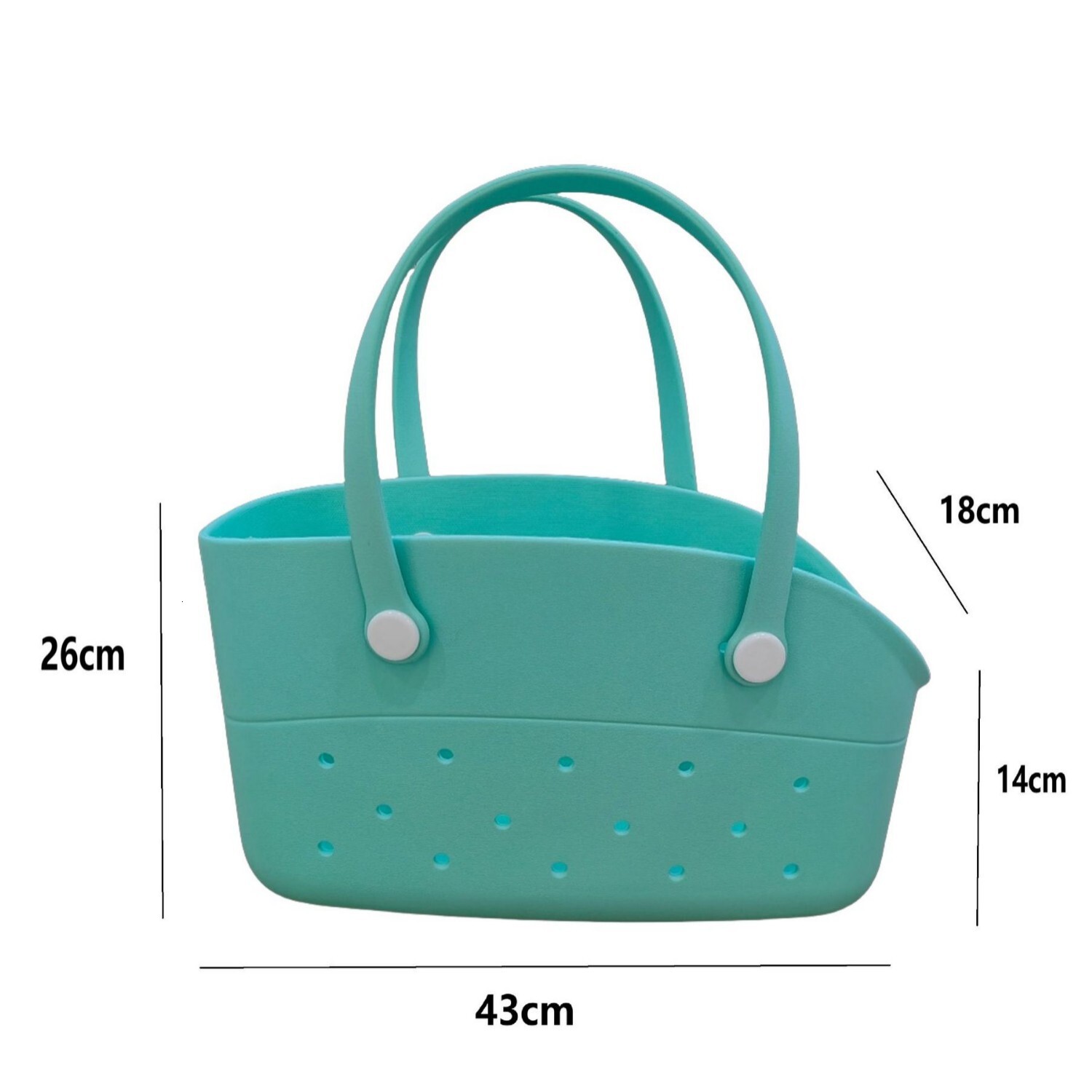 EVA Beach Outdoor New Fashionable Large Capacity Hole Bag Waterproof and Easy to Clean Handheld Shoulder Carrying Dual Use Pet