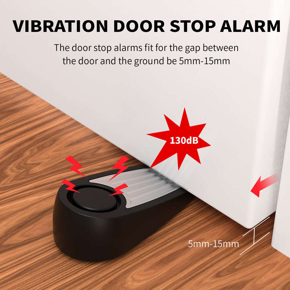 New door obstruction alarm, female travel hotel home vibration sensing alarm