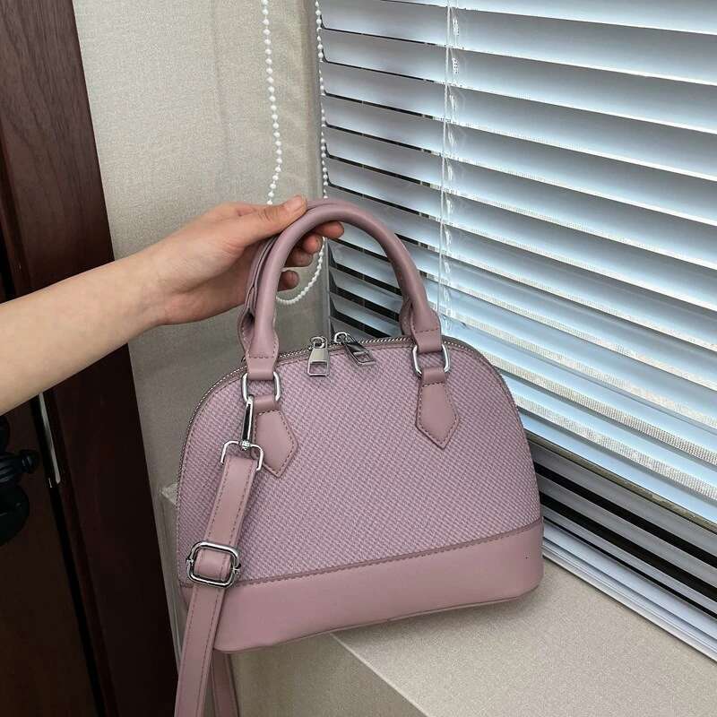 Trendy Minimalist Vintage Messenger Bag - Chic Solid Color Crossbody Purse With Letter Design