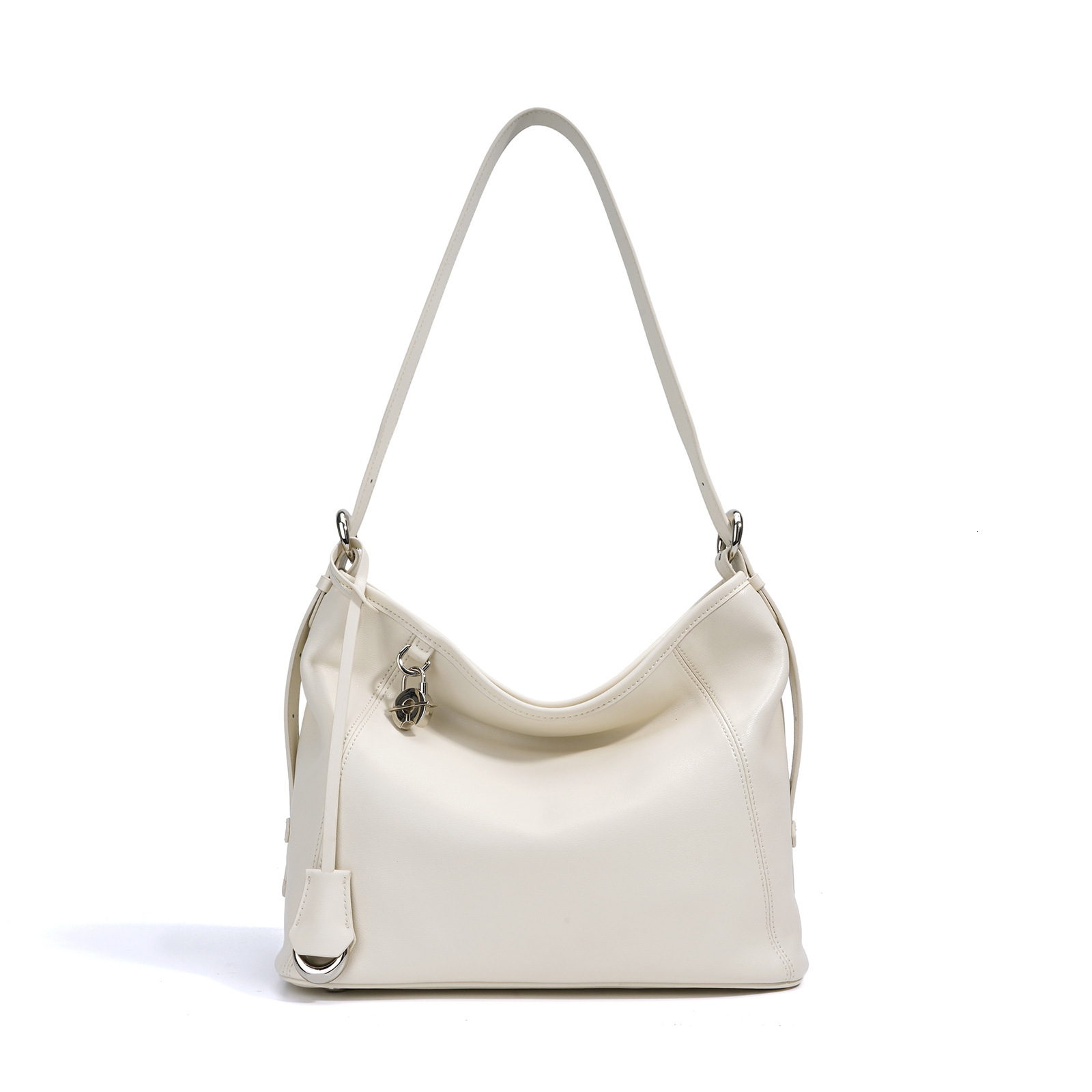 New Large Capacity Shoulder Stylish Elegant Underarm Lightweight Luxury Casual Commuter Crossbody Bag Solid Color Simple Single Shoulder Crossbody Bag