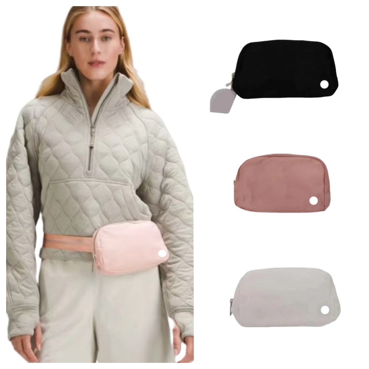 Fashionable Yoga Belt Waist Bags Bum in 25 Colors Sport Running pack Crossbody Shoulder Belt 7A quality Bag Women Travel Bag 2L Waterproof lululys lemonlys belt bags 1