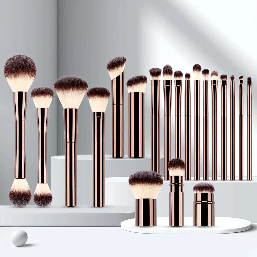 20pcs brush set Professional makeup brushes Blusher Powder Eyeshadow Eyebrow Foundation Brush Vegan Makeup Tools