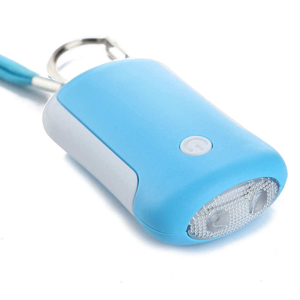Meinoe flashlight device with light for women, children, elderly, personal alarm, bag decoration, anti wolf artifact