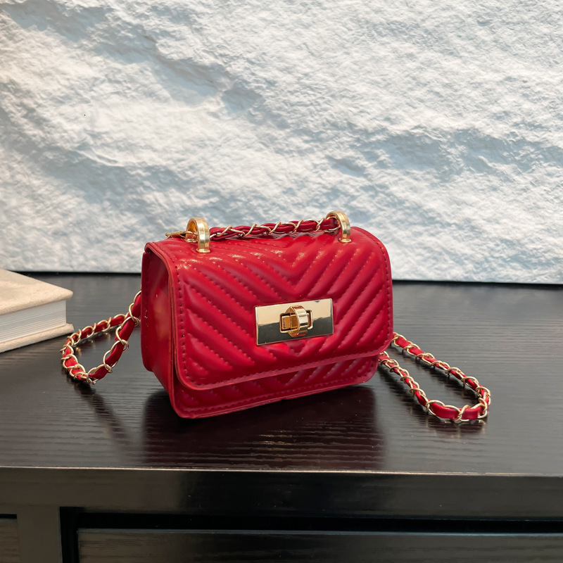 Ling Grid Chain Women's Spring Summer 2025 New Style Fashionable And Highend Ins Luxury Bag New Free Delivery Designer Bag Crossbody Versatile Mi