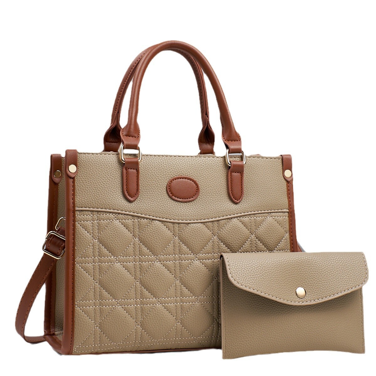 Free shipping on 2025 new designer bags letter large capacity fashionable and trendy women's bag single shoulder diagonal cross handbag