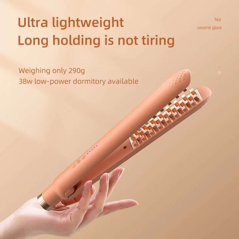 Ceramic 3D Grid Crimper Professional Volumizing Curling Corn Perm Fluffy Splint Flat Iron Hair Styling Tools