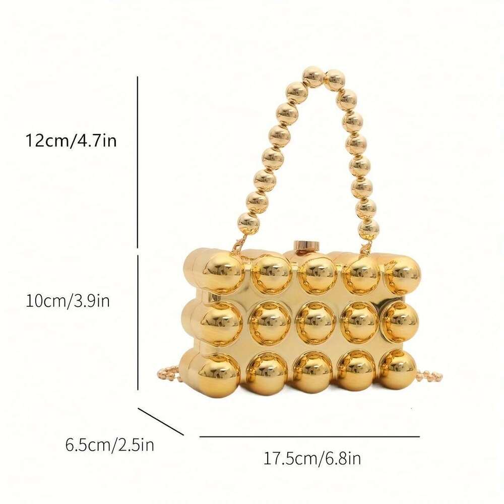 Shoulder Designer Crossbody Fashion New Evening Clutch Handbag Female Golden Bag Acrylic Ladies Square Small Bags Ins