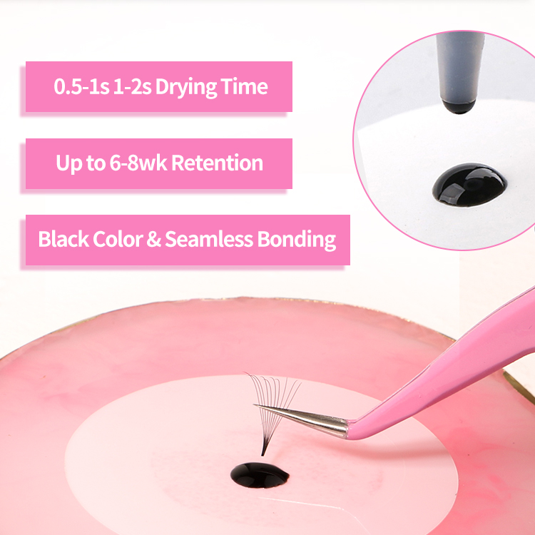 Veyes Wholesale UV Glue waterproof oilproof no control for temperature and humidity Eyelash Extension Private Label Lash Glue Adhesive
