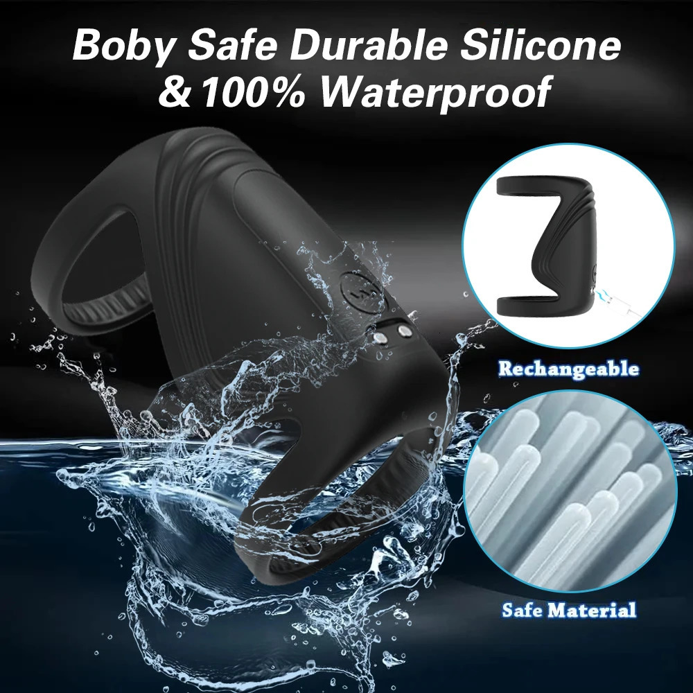 Bluetooth Penis Vibrator for Men Masturbator Sex Machine Penis Delay Trainer Cock Ring Glans Massager Male Sex Toys for Adult 250515