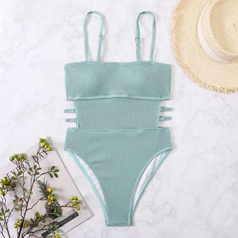 European and American sexy one-piece bikini wholesale swimsuit women's 2025 new casual versatile fashion clothing
