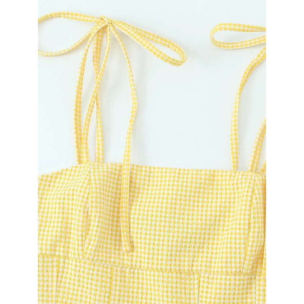 TRAFNLZGMSJ Tops Bow Sleeveless Crop Woman Tank Backless Sexy Short for Women With Thin Straps Camis Top