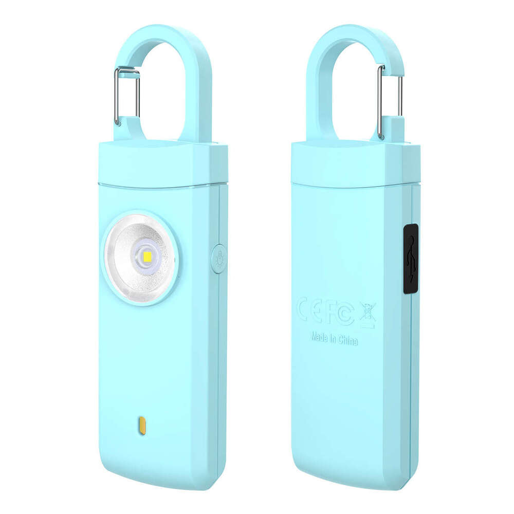 New anti-wolf alarm charging personal alarm 130 decibels female Sexual distress alarm