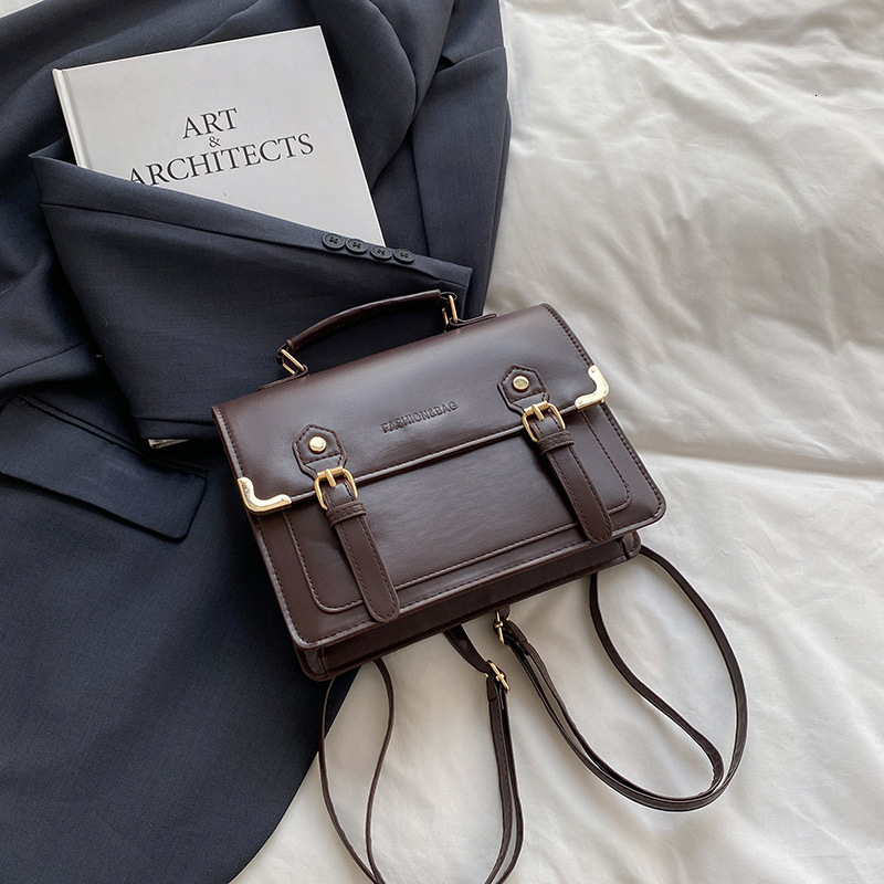 Academy Premium Women's Document Double Slant Cross Single Shoulder Luxury Bag Handheld New Free Delivery Designer Bag Small Bag Fashion Versatil
