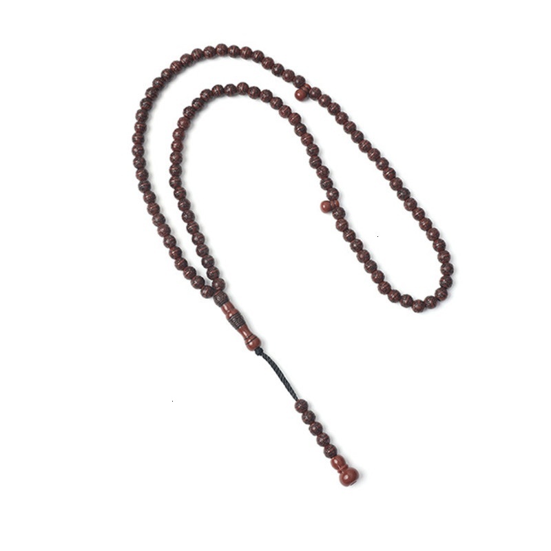99 Muslim beads, 7-centimeter imitation wooden prayer beads