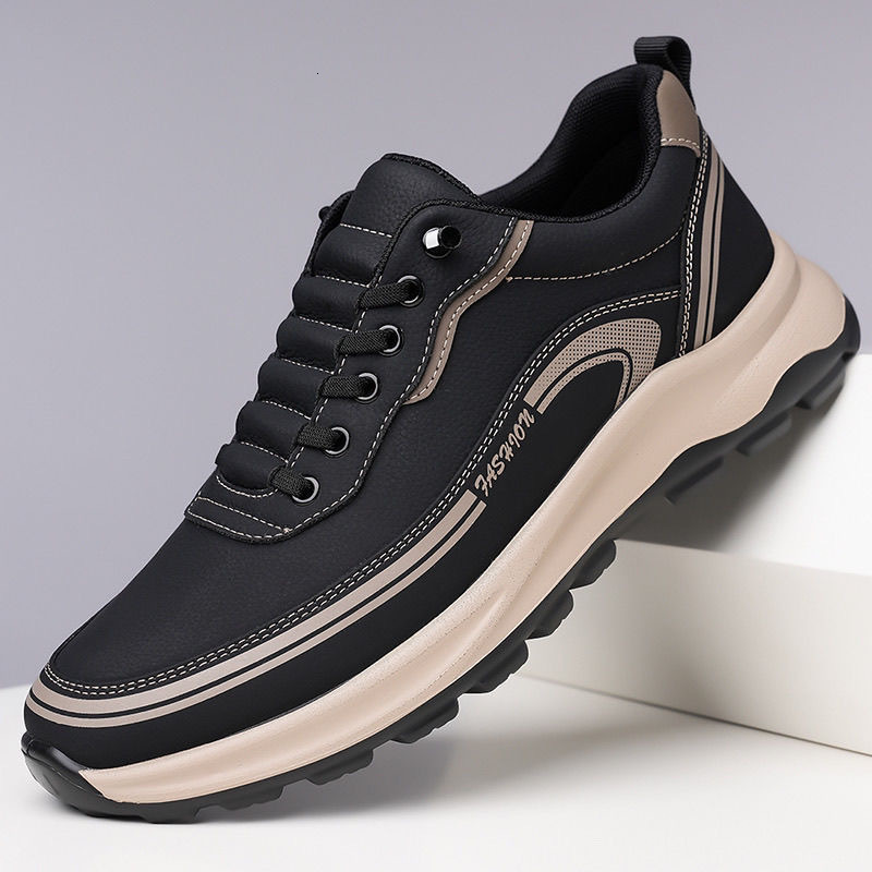 2025 Summer New Leather Lazy One Step Trendy Men's Sports and Leisure Shoes